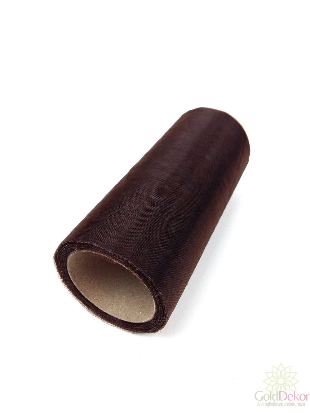 12 cm-es organza - Sötét Barna