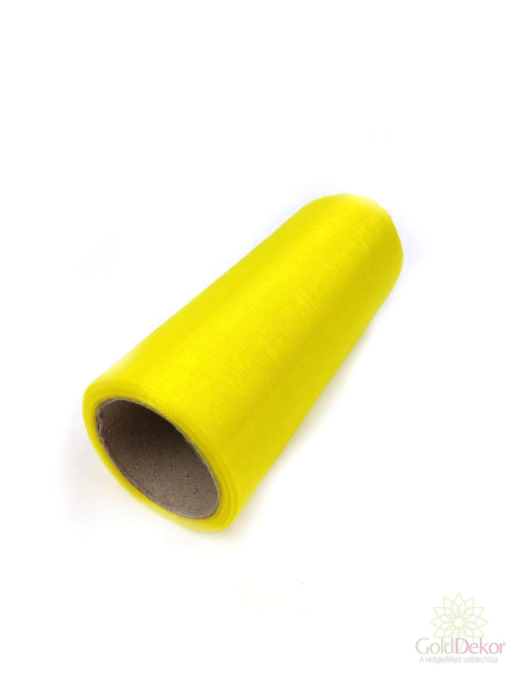 12 cm-es organza - Citromsárga