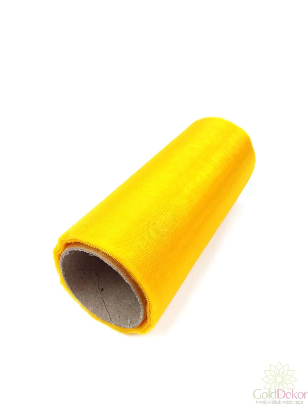 12 cm-es organza - Napsárga