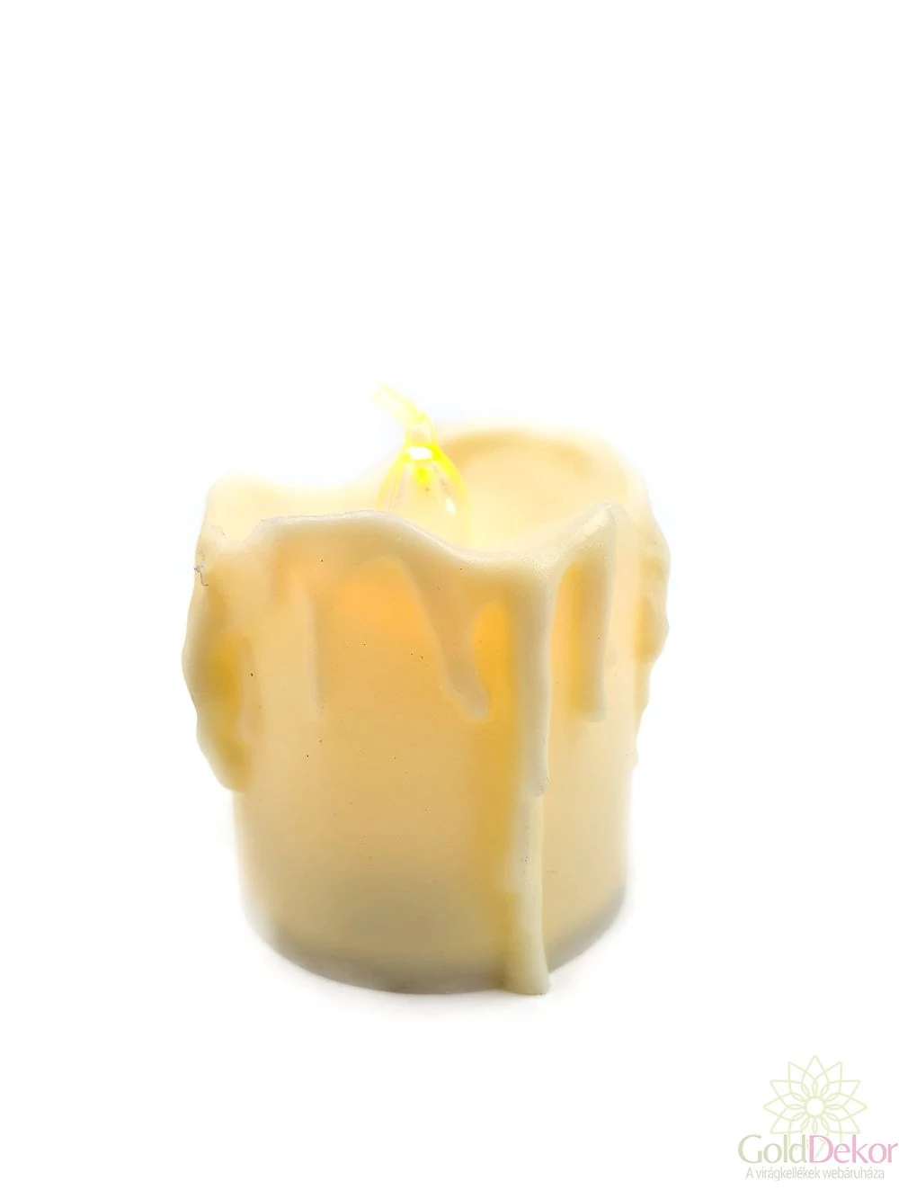 Led gyertya csurgatott kicsi Led gyertya csurgatott kicsi