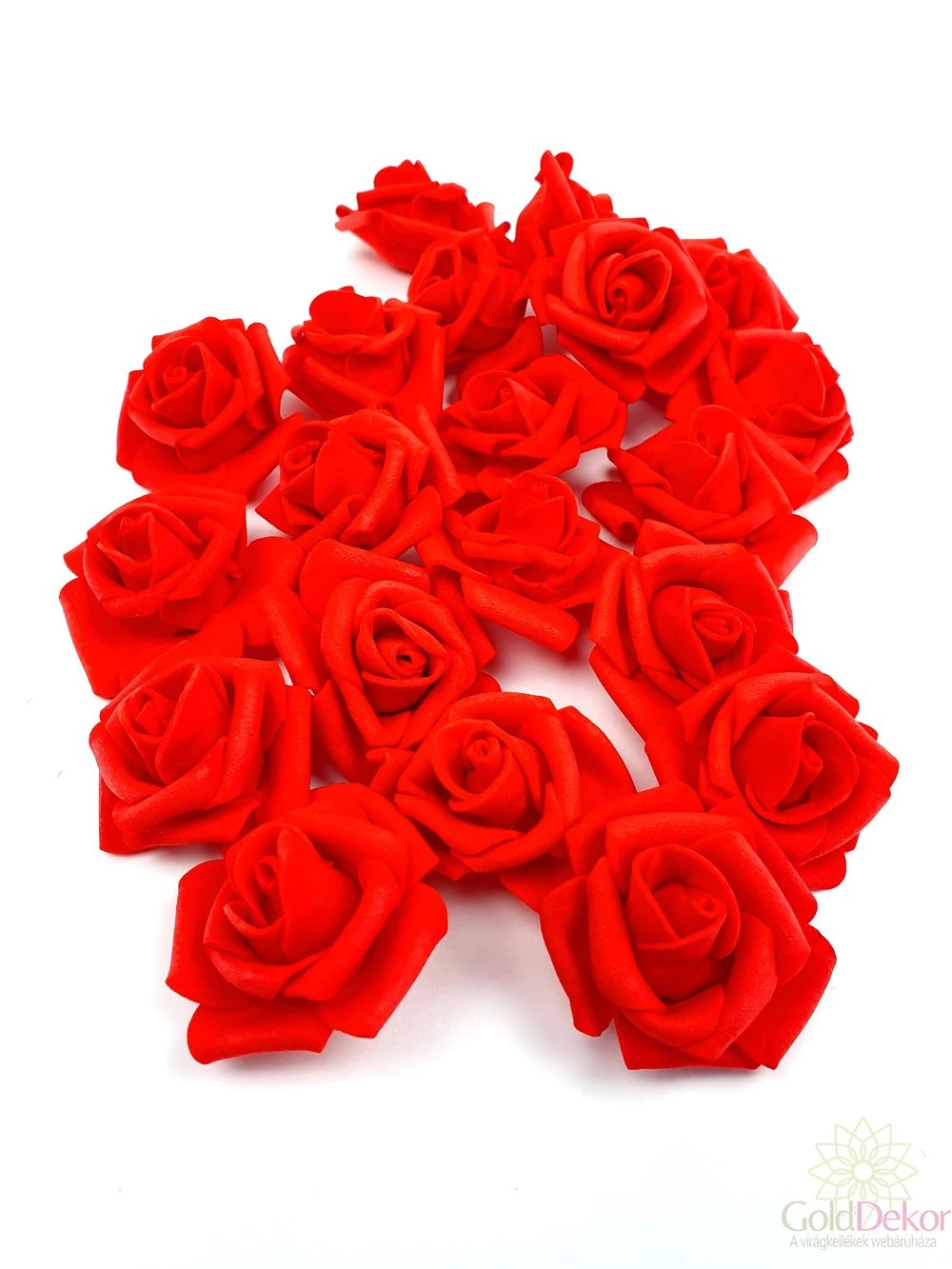 Polyfoam fejvirág 5 - Piros