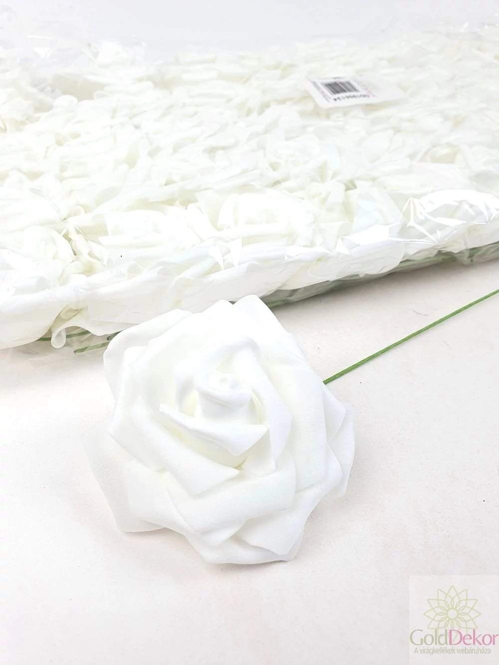 Száras polyfoam fej*50 - Fehér Száras polyfoam fej*50 - Fehér