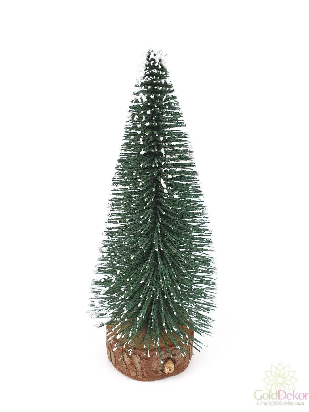 Talpas fenyőfa 15 cm - Sötét Zöld