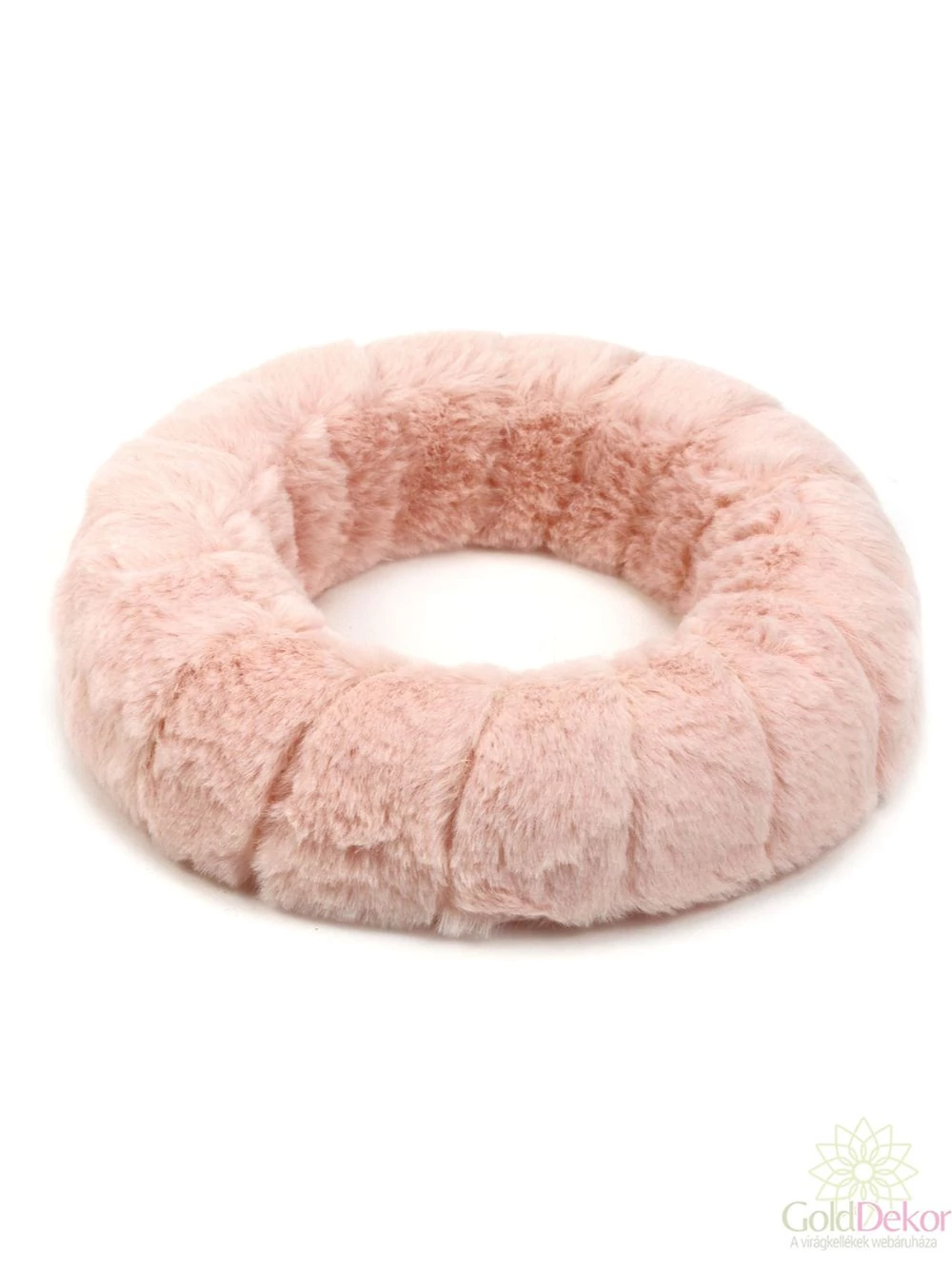 Szőrmés alap 20 cm - Világos Barack