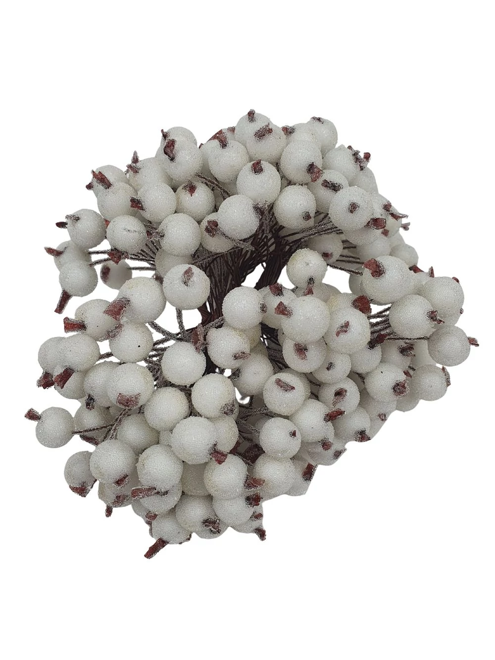 Csillámos drótos bogyó - Fehér