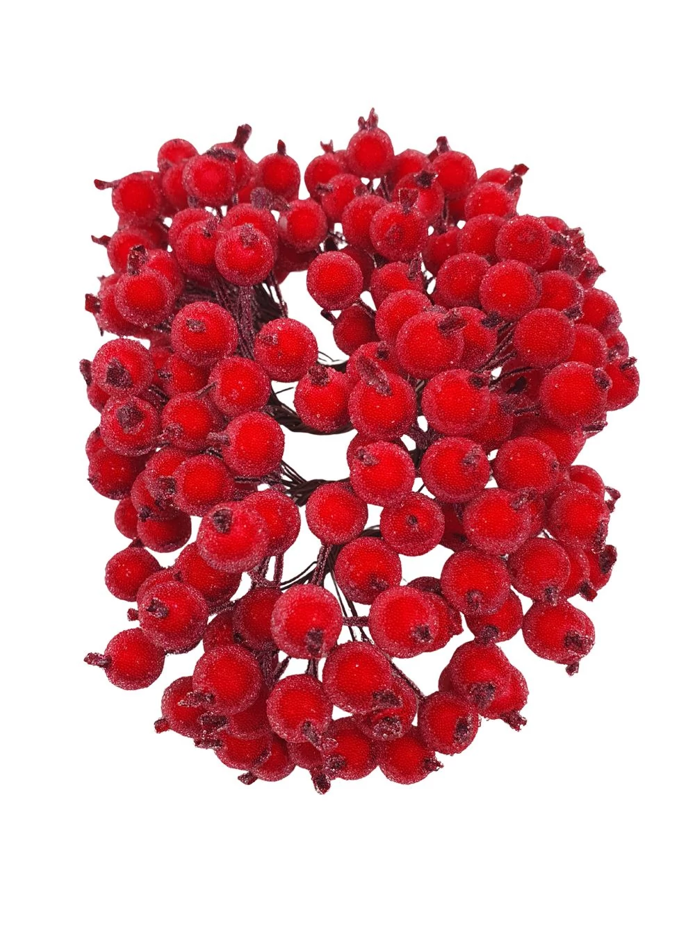 Csillámos drótos bogyó - Piros