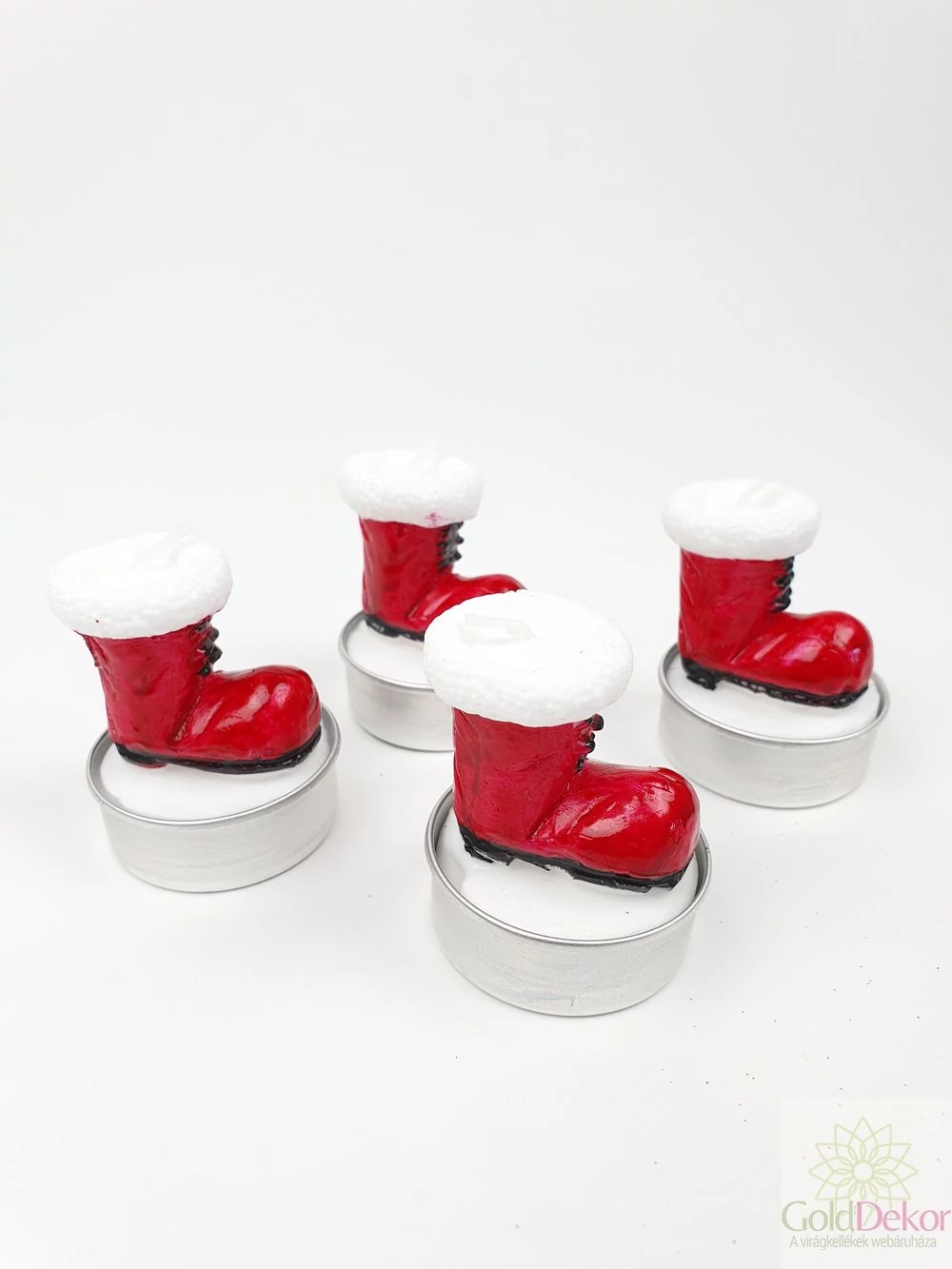 Karácsonyi gyertya*4 - Csizma