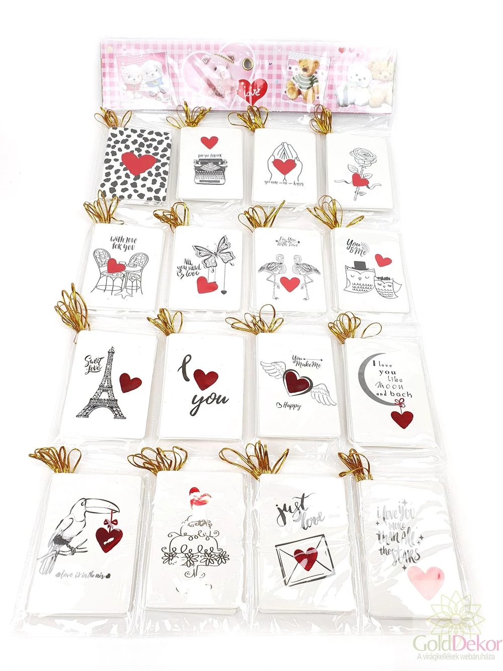 Ajándék kisérő kártya szett - 4