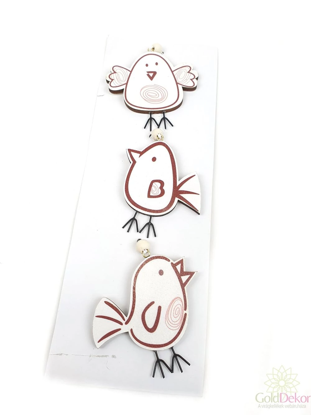 Rajzos madár akasztós