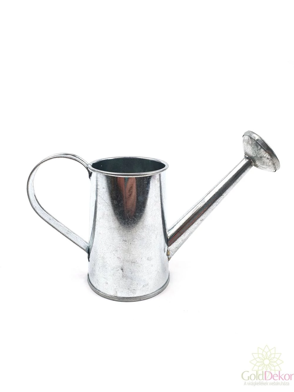 Kicsi bádog locsoló hosszúkás natúr