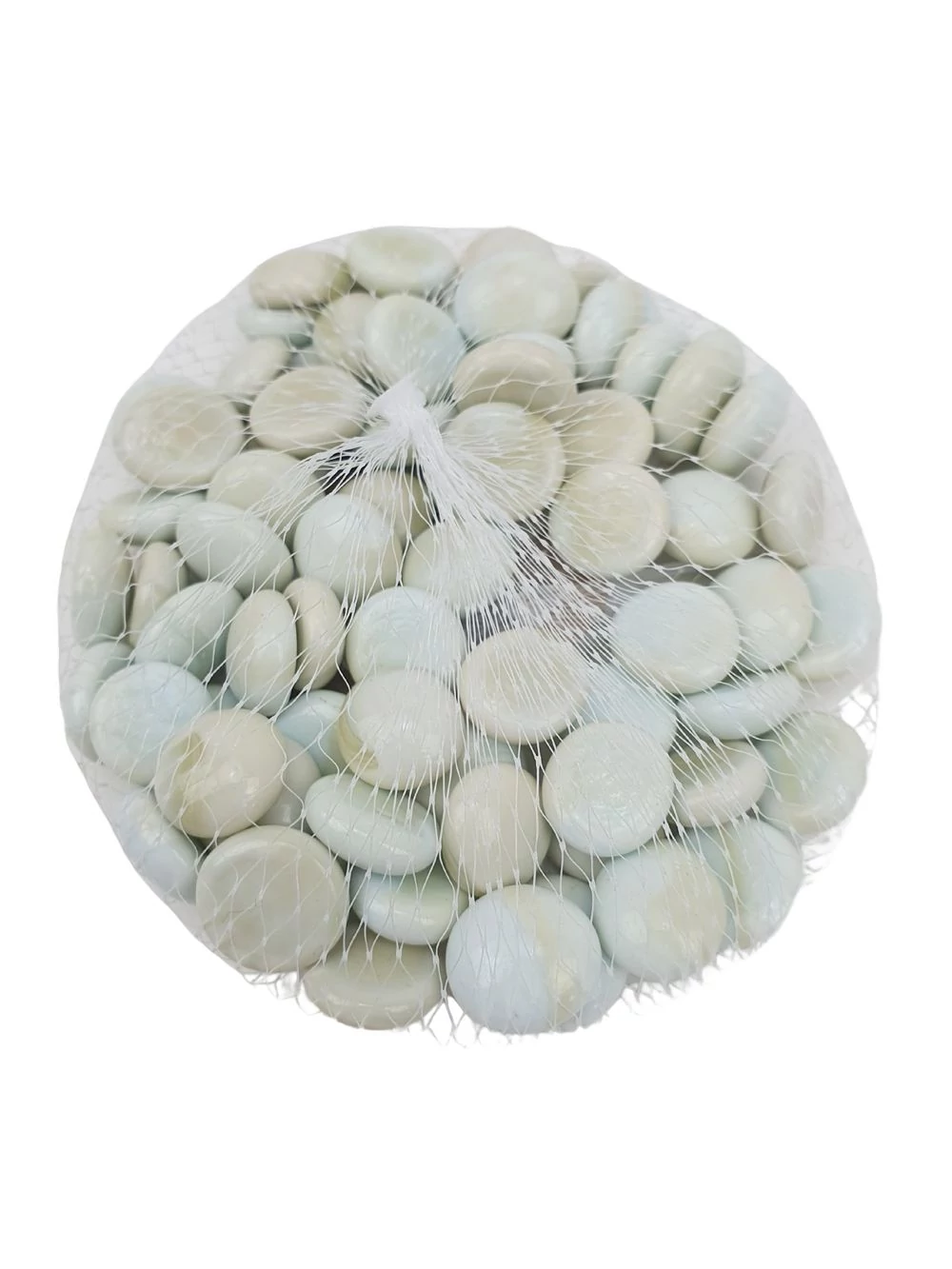 Dekor üveg kavics - Bézs