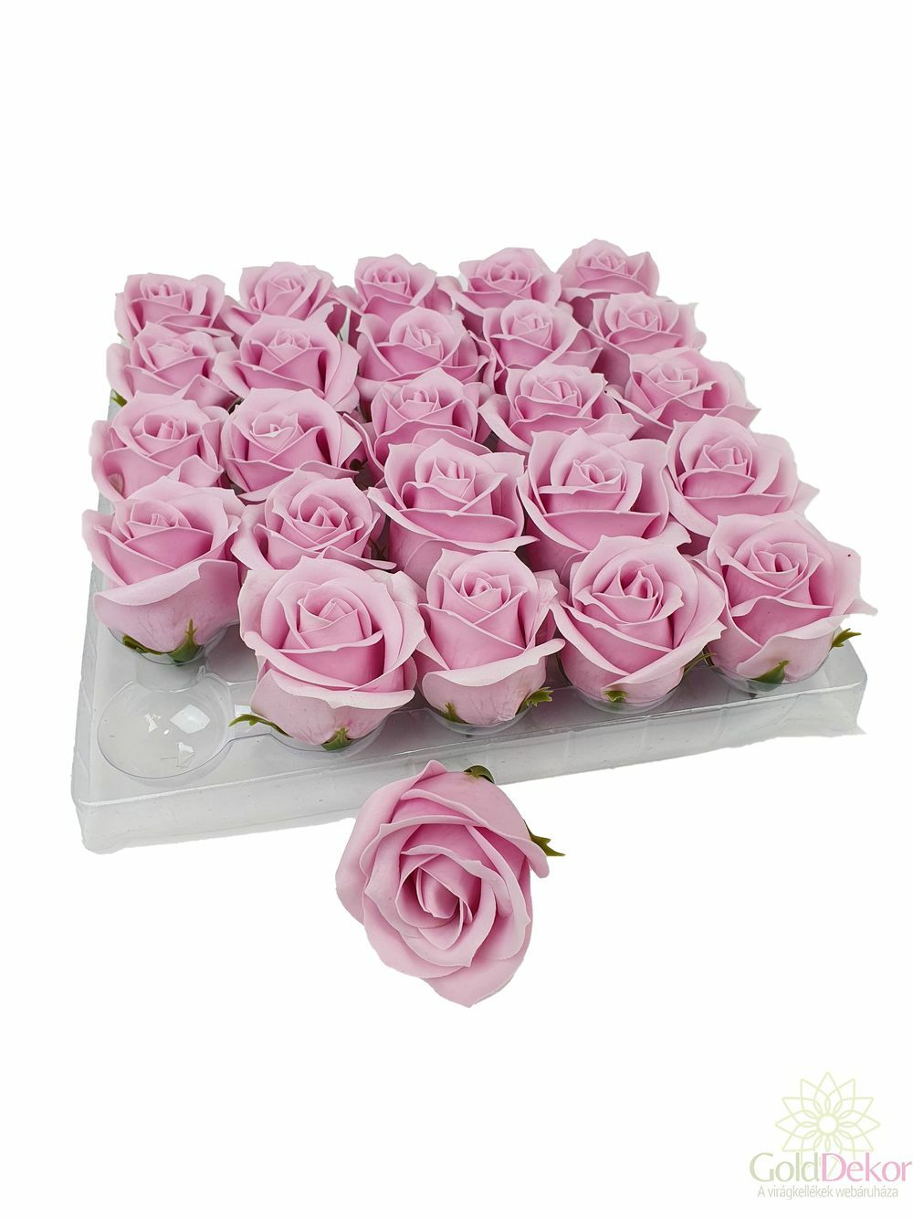 Szappan rózsa*25 - Világos lila