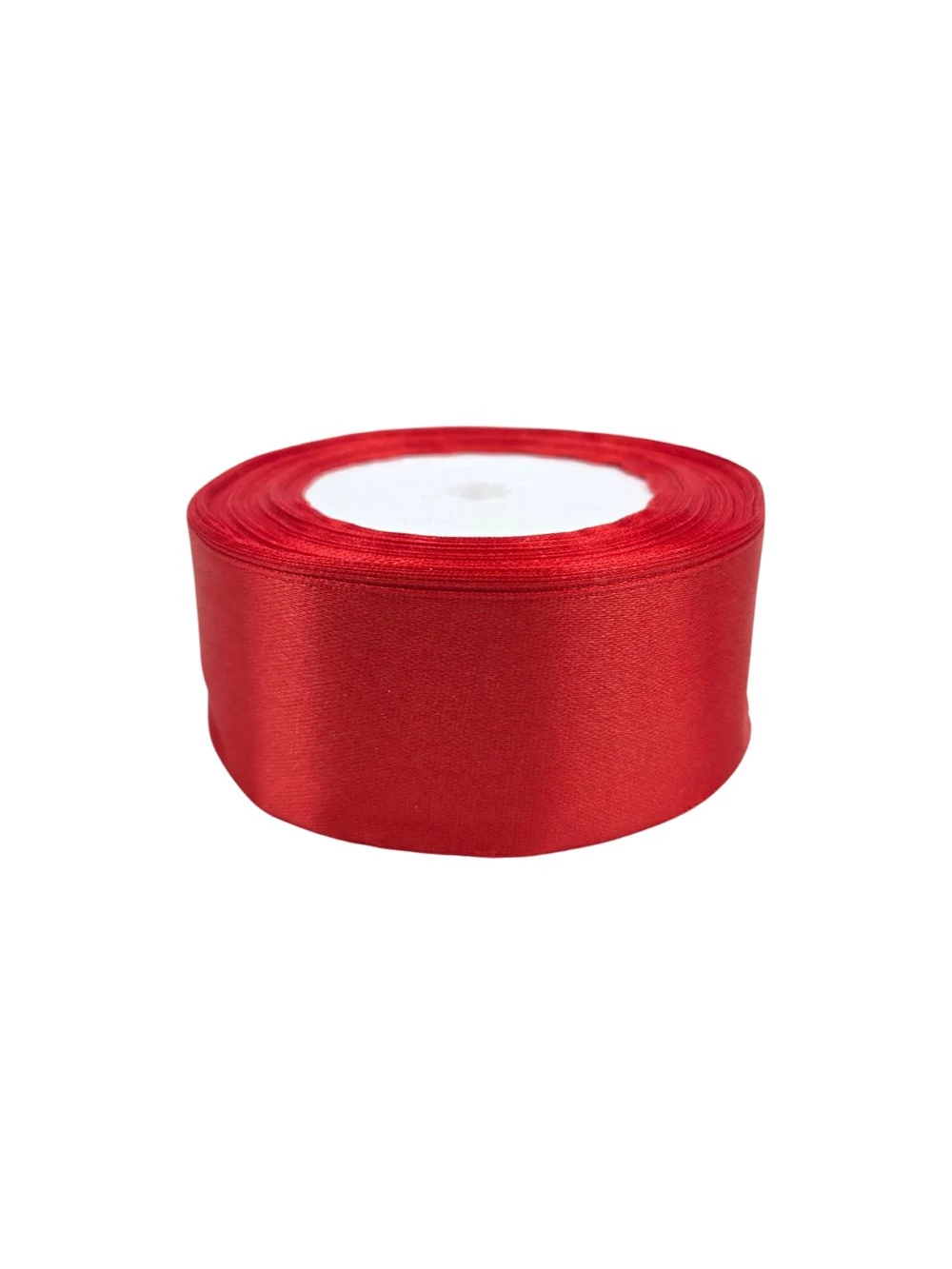 40 mm-es szatén szalag - Piros