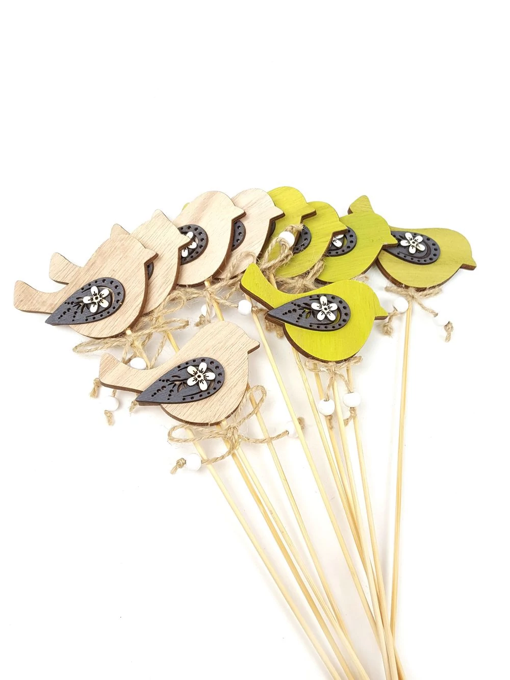 Zöld-Natúr fa betűző - Madár