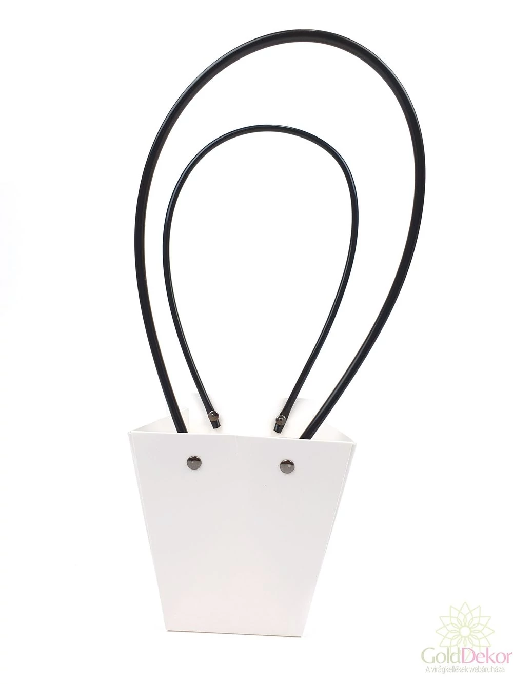 Virág tasak fehér - Kicsi trapéz