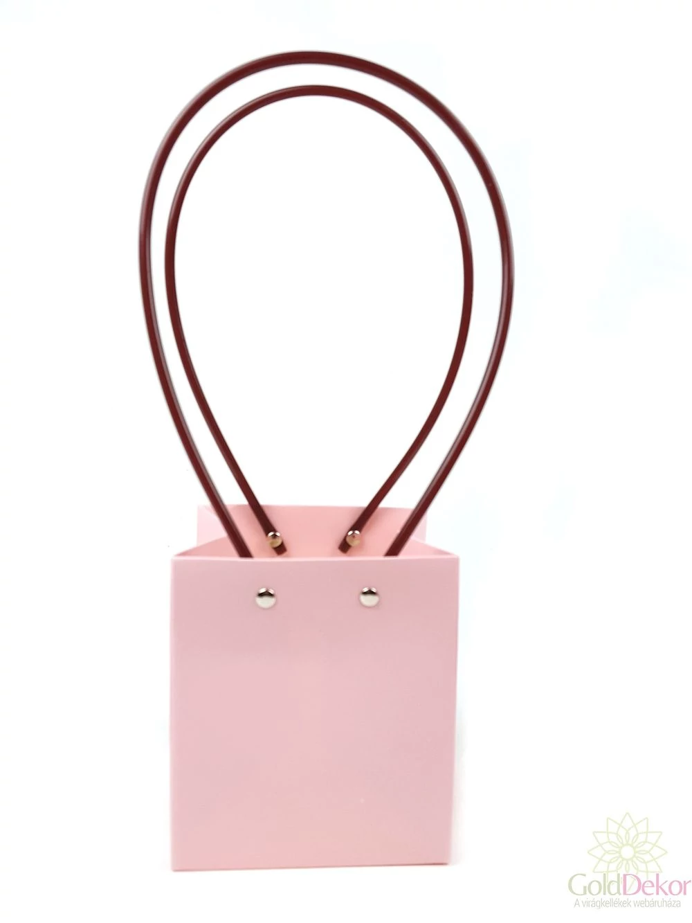 Virág tasak rózsaszín - Kicsi kocka