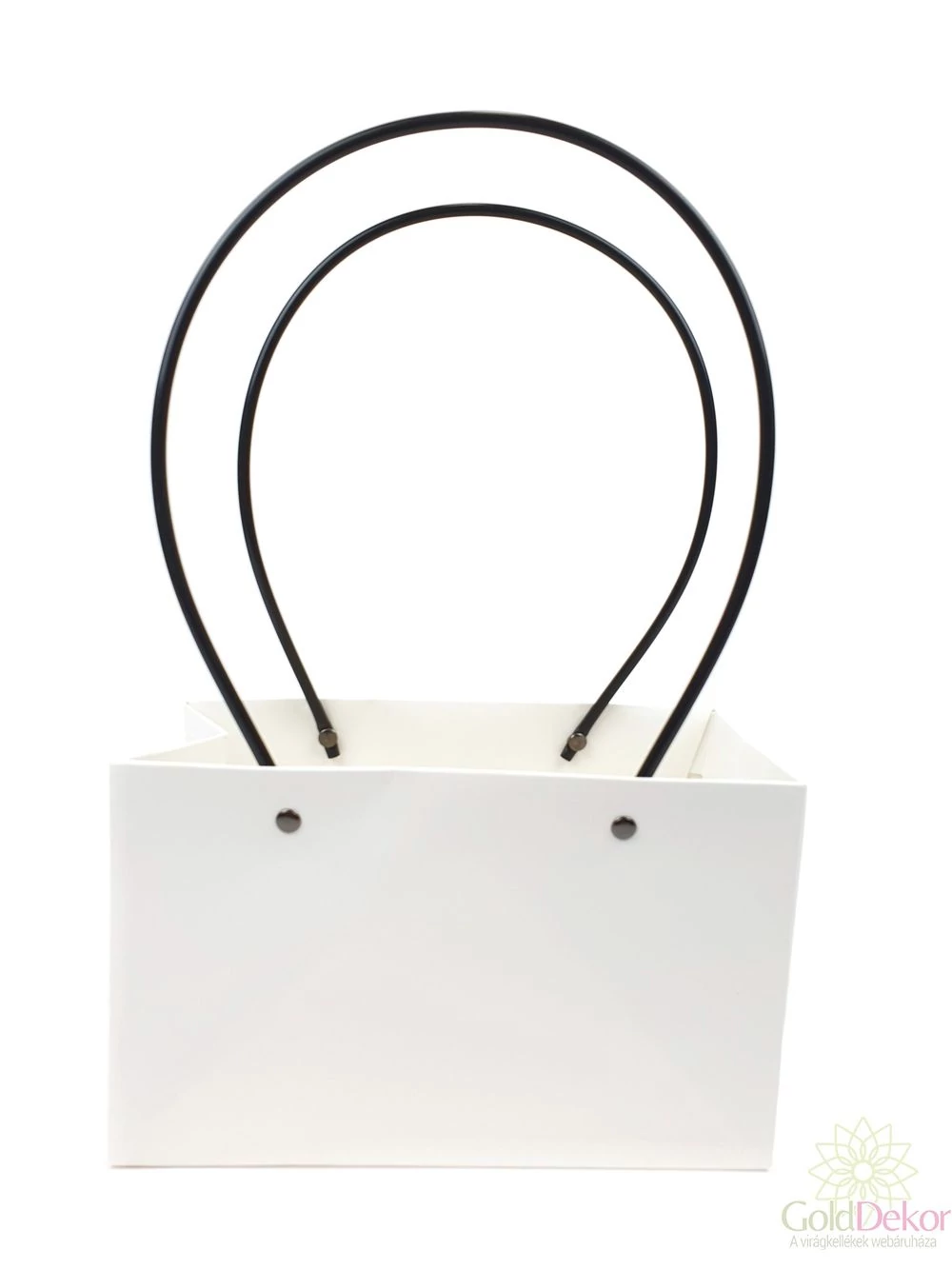 Virág tasak fehér - Duplás