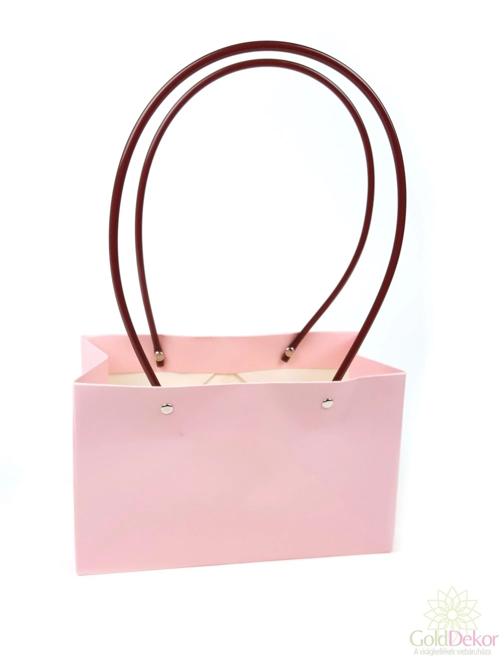 Virág tasak rózsaszín - Duplás