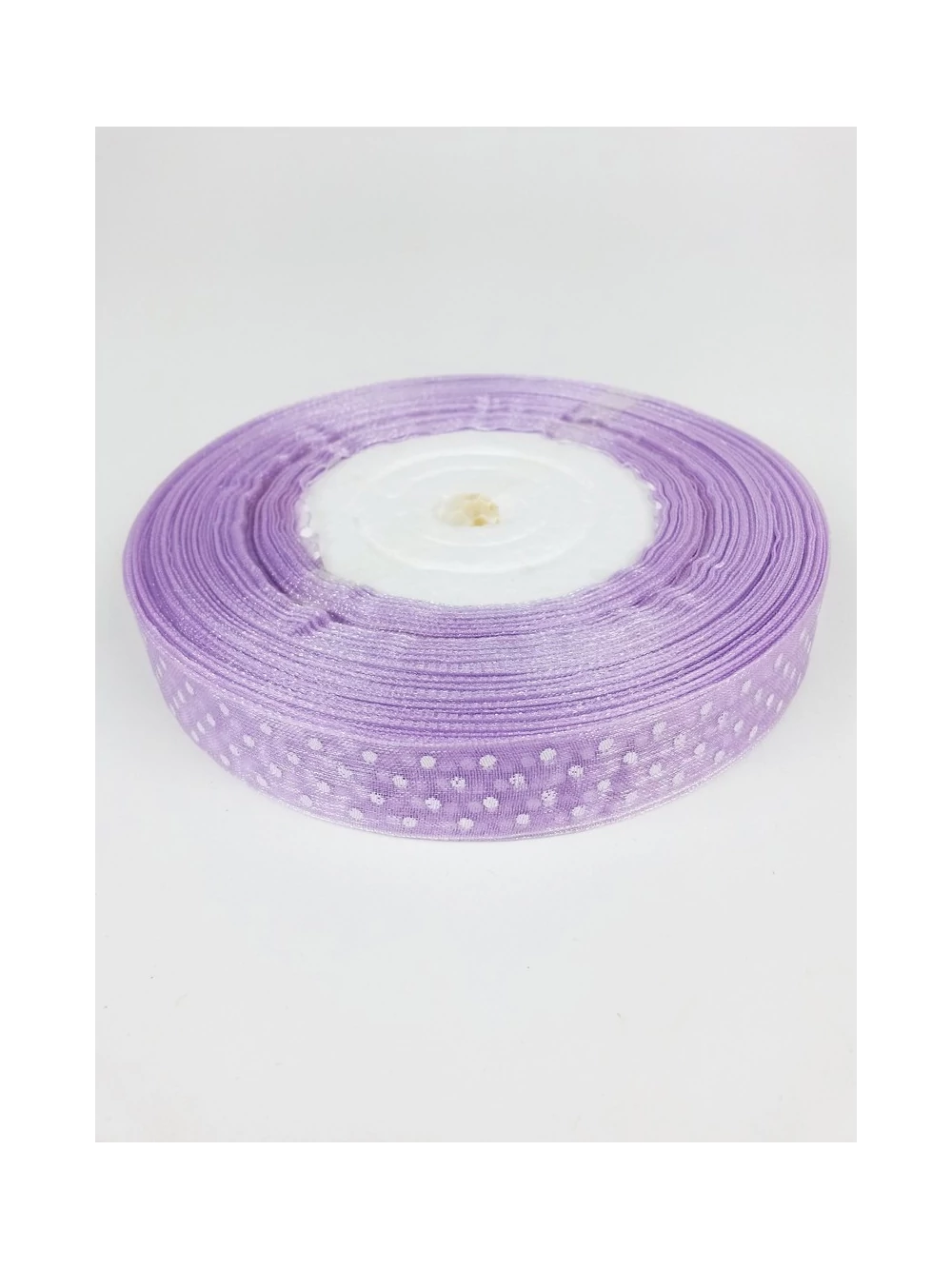 Organza pöttyös szalag - Világos Lila