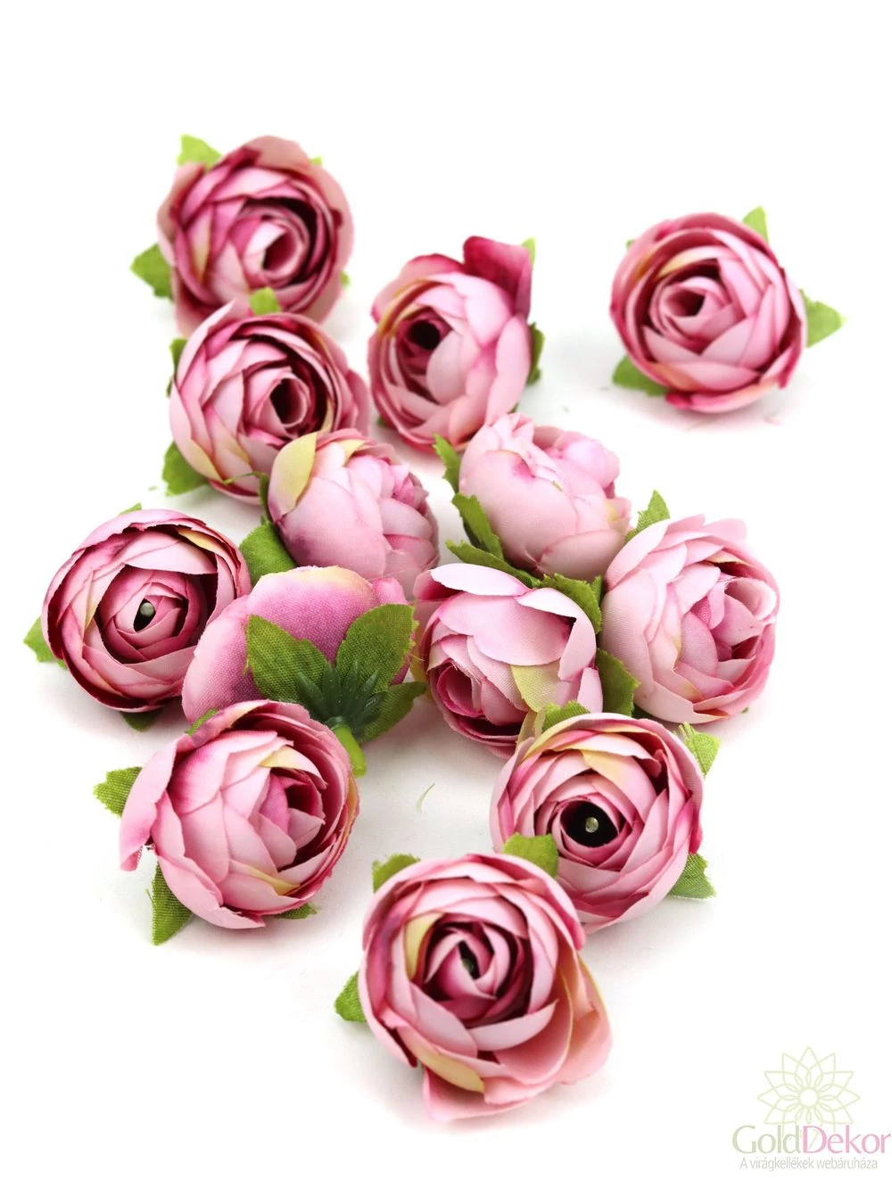 Dekor fejvirág 7 - Cirmos lila