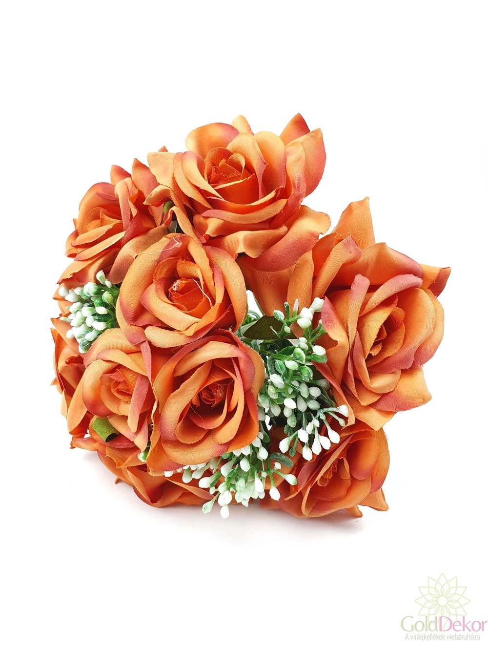 Dekor rózsa csokor bogyós kiegészítővel - Antik Narancs