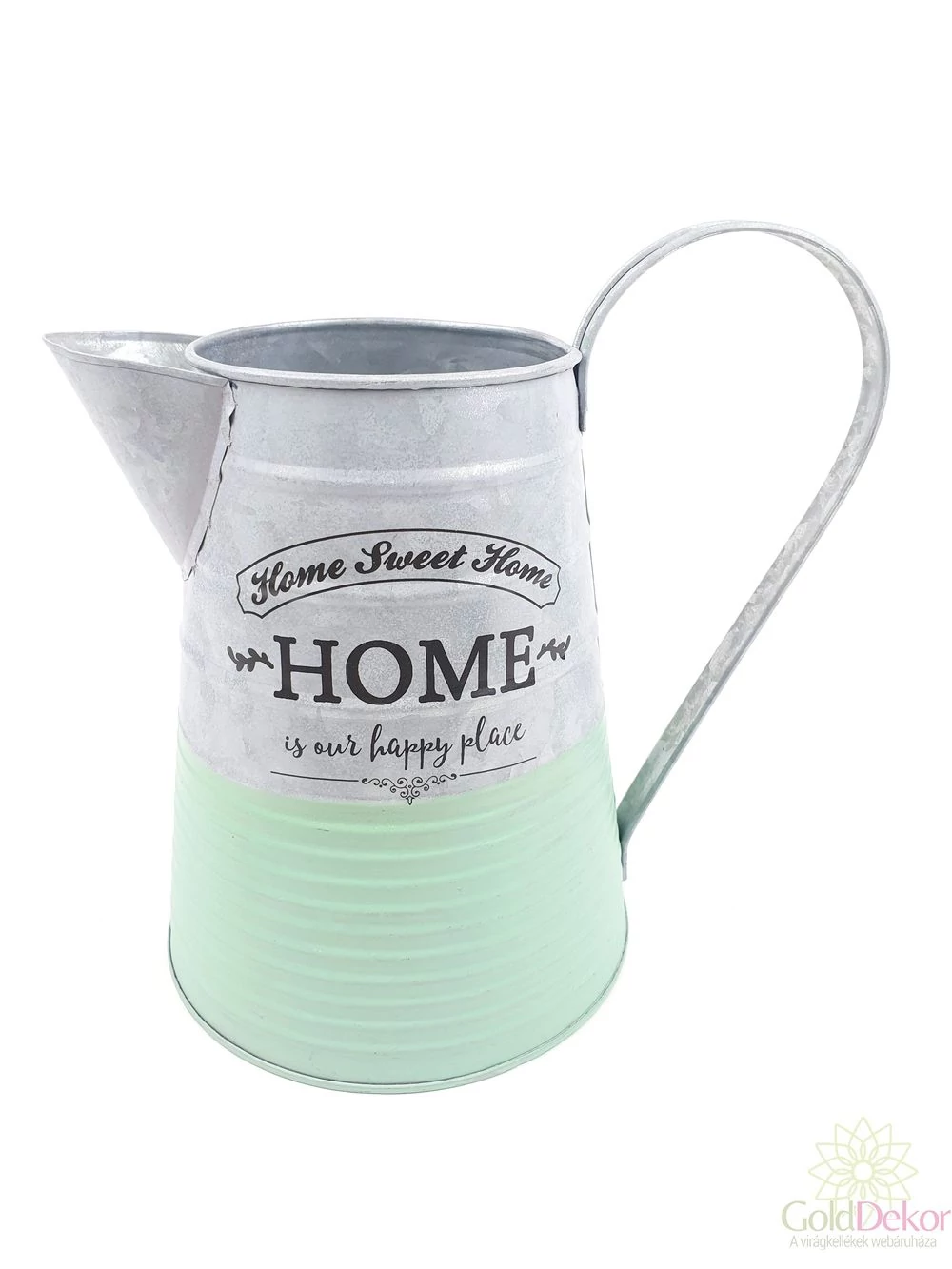 Nagy pasztel kancsó magas - Menta