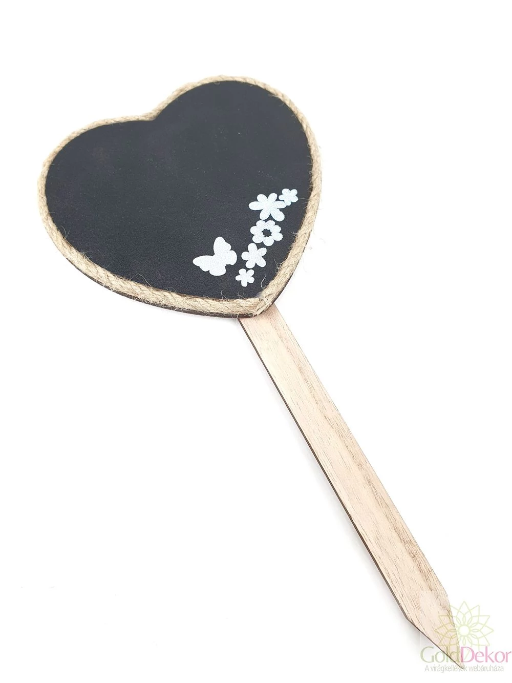 Kötélszegős szív betűző