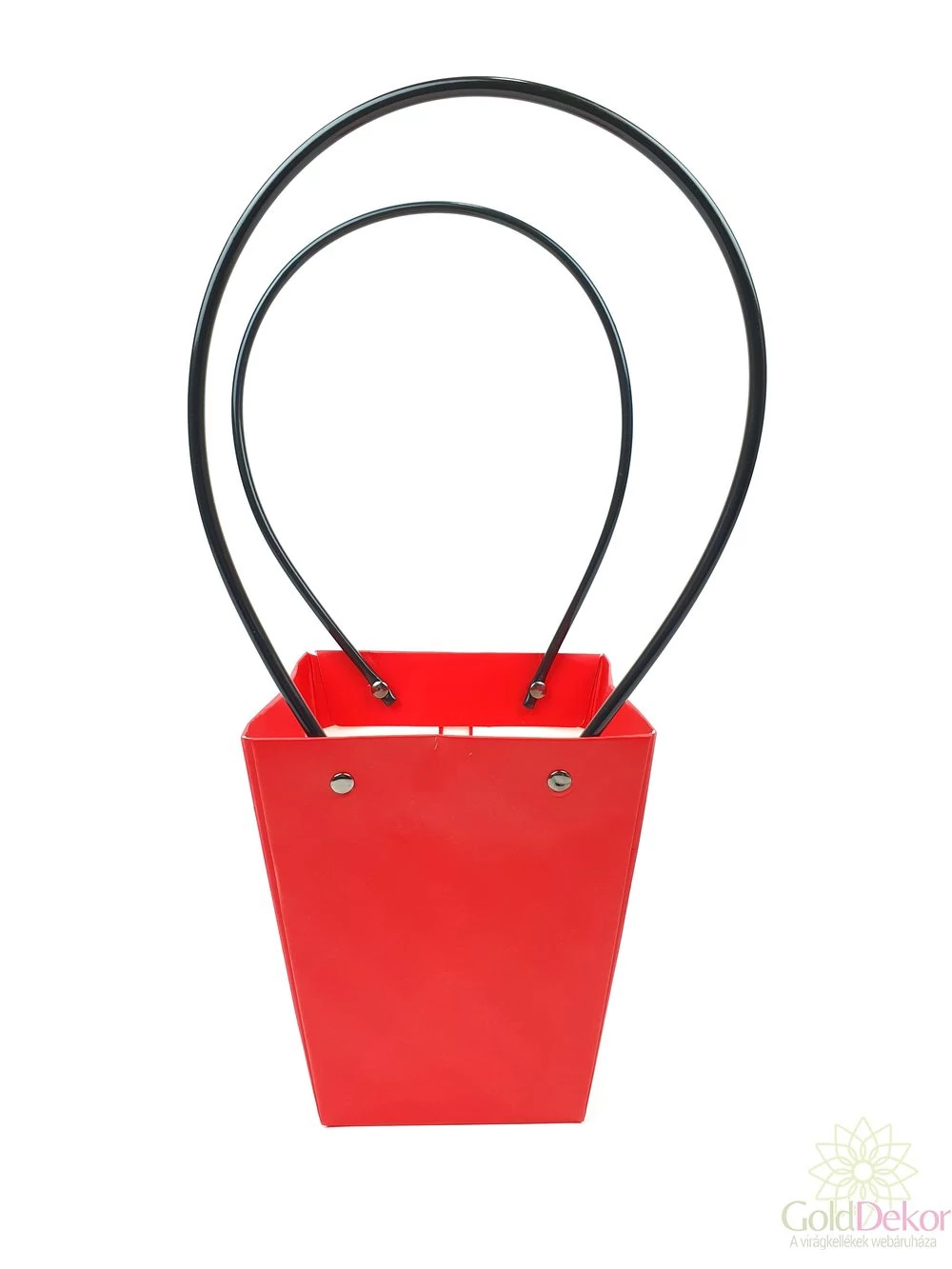 Virág tasak piros - nagy trapéz