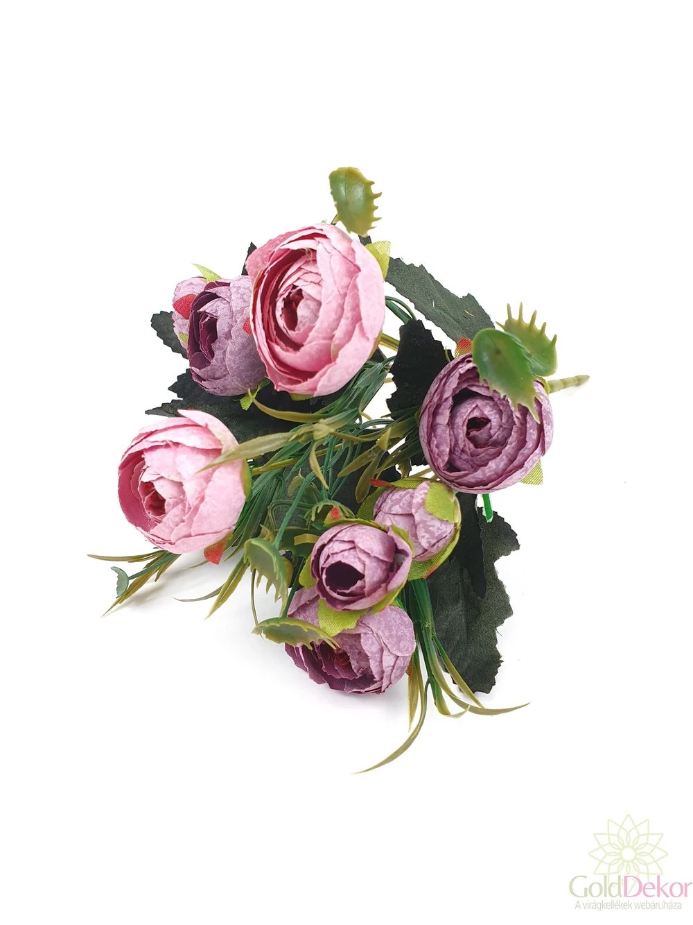Vegyes színű kicsi csokor 35 - Rózsaszín-lila