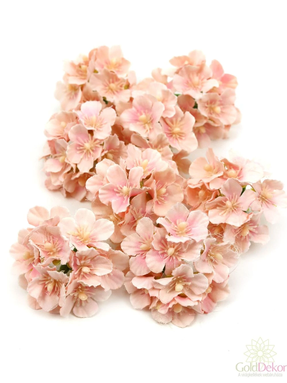 Dekor fejvirág 8 - Halvány rózsaszín