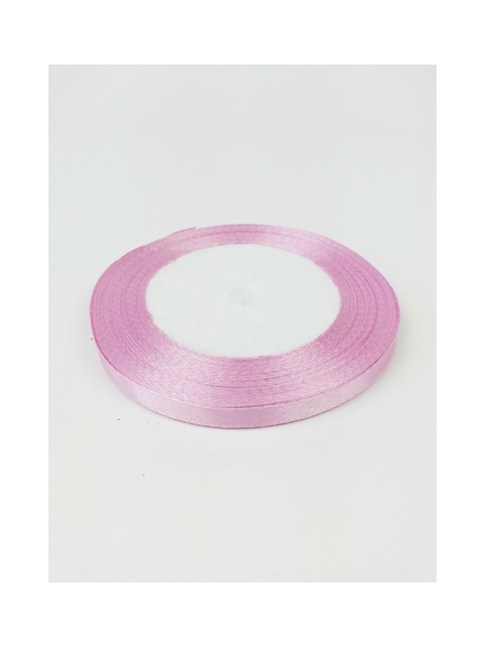 6 mm-es szatén szalag - Fáradt rózsaszín