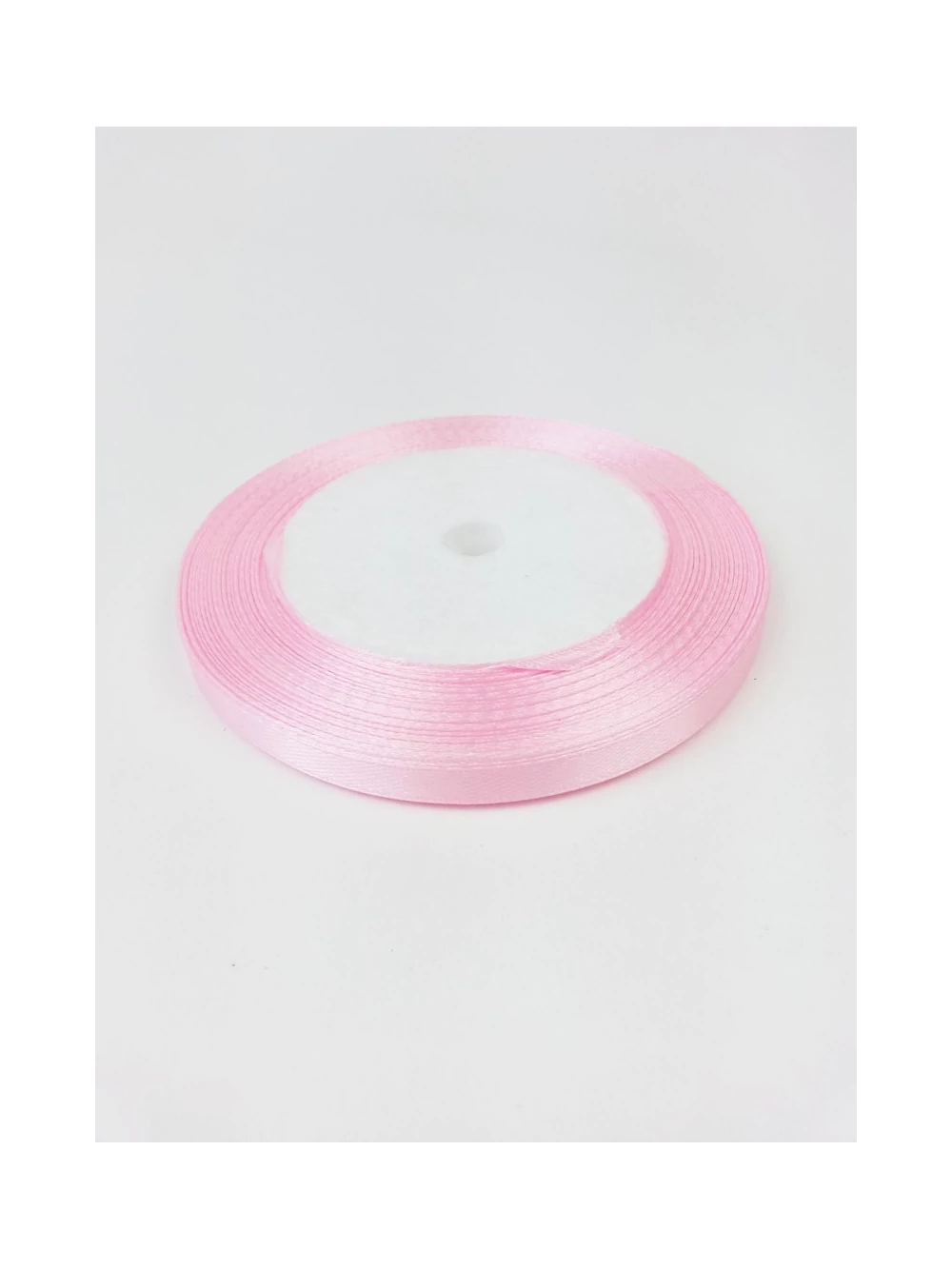6 mm-es szatén szalag - Rózsaszín