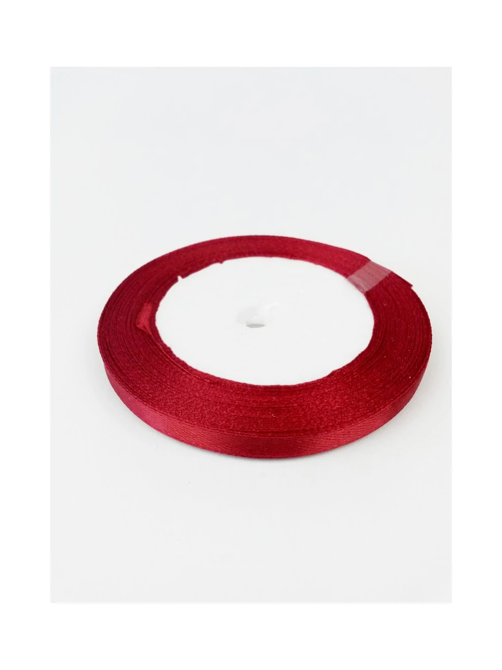 6 mm-es szatén szalag - Bordó