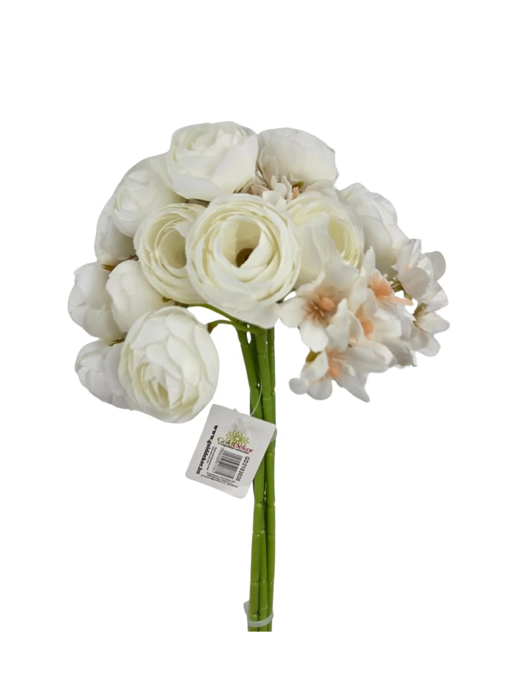 Kicsi boglárka köteg apró virággal - Fehér