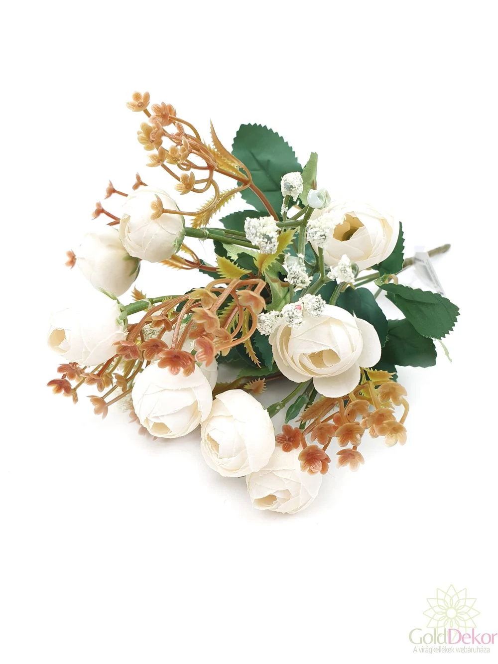 Vegyes színű kicsi csokor 42 - Tört fehér