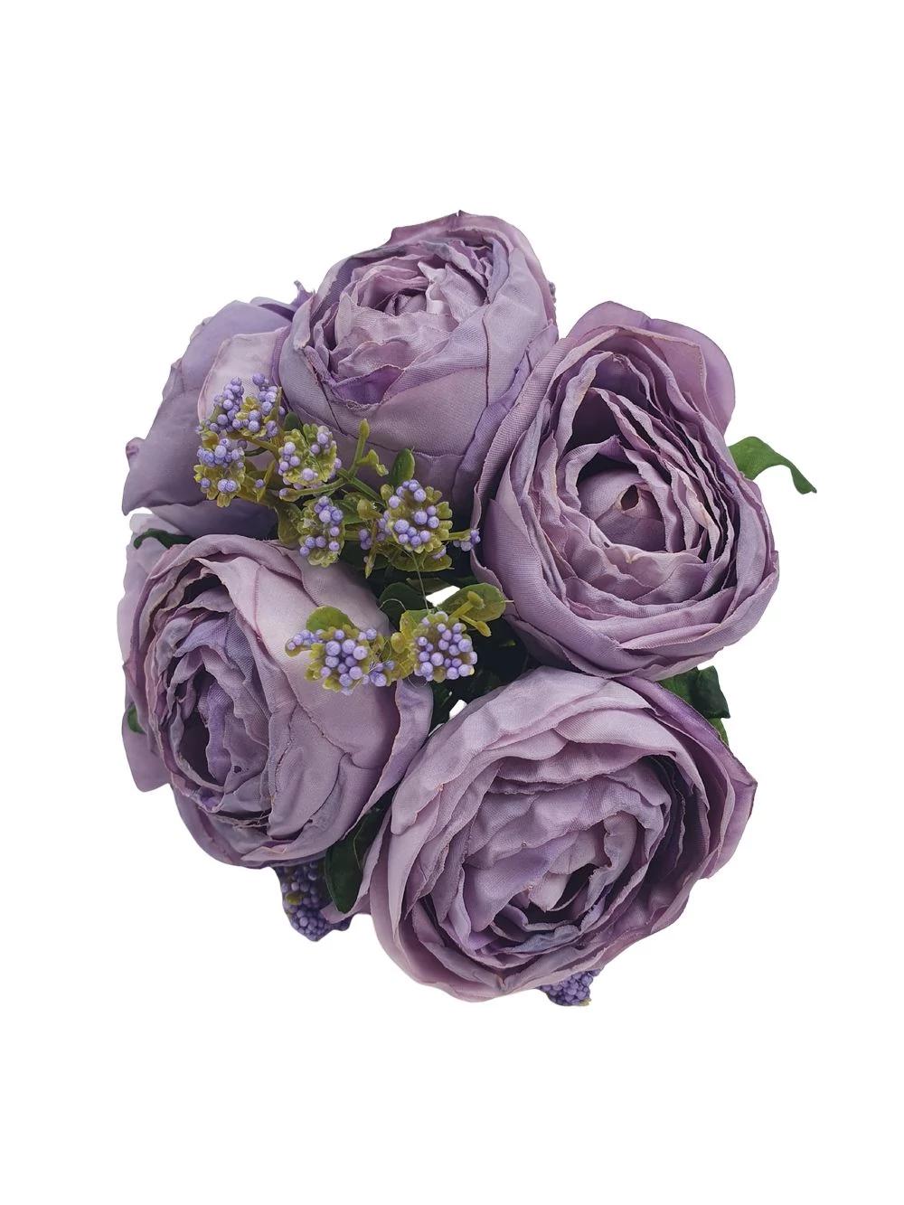 Szárított hatású boglárka csokor*6 - Lila Szárított hatású boglárka csokor*6 - Lila