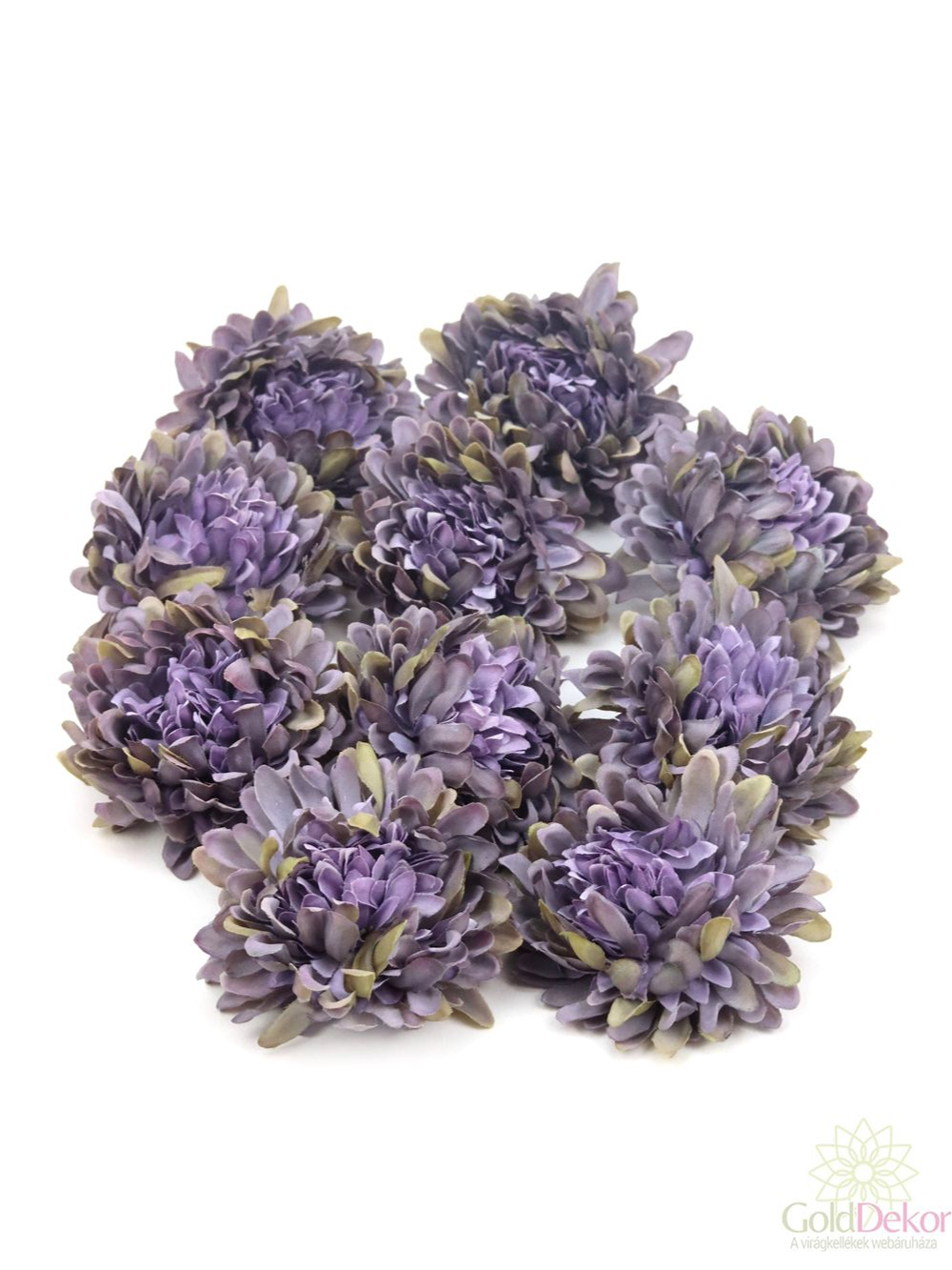 Dekor fejvirág 17 - Antik lila