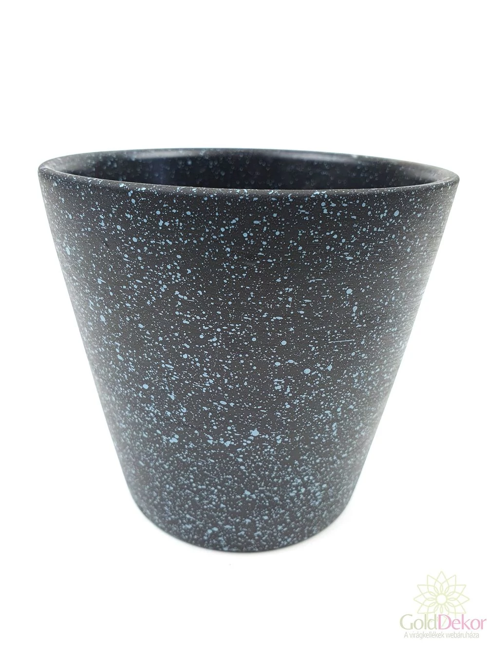 Kaspó 11,5cm - márványmintás kék