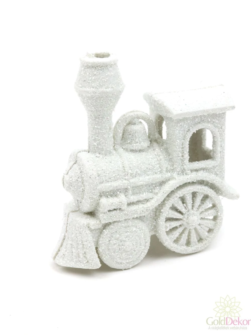 Karácsonyi glitteres függő - Fehérvonat