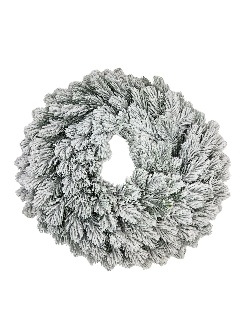Műfenyő koszorú alap 37 cm havas Műfenyő koszorú alap 37 cm havas