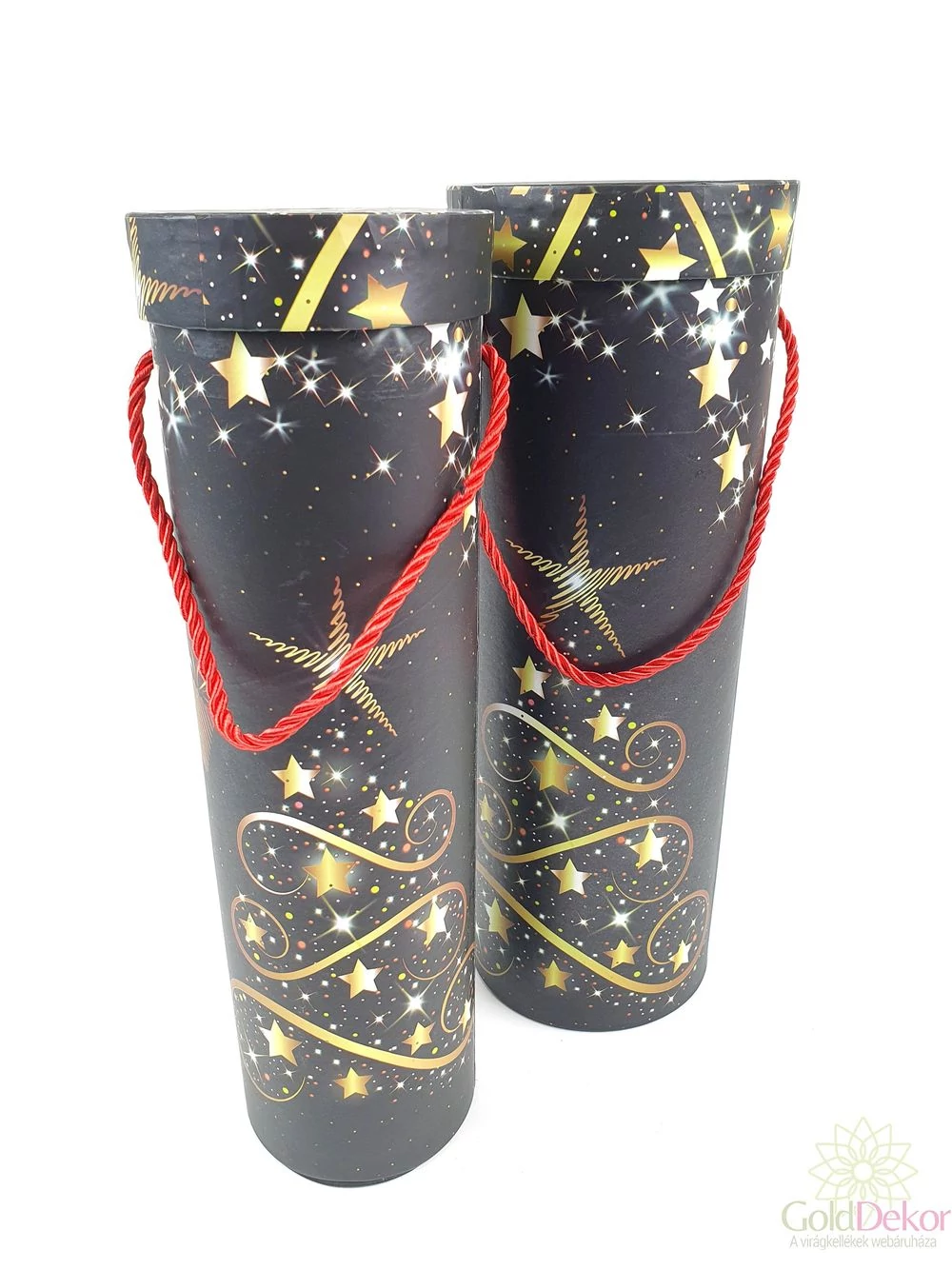 Karácsonyi mintás italos doboz szett C