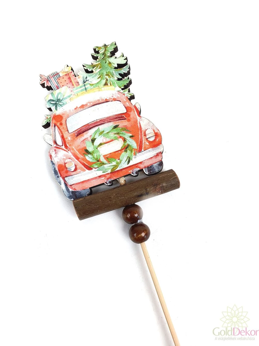 Karácsonyi mintás fa betűző D