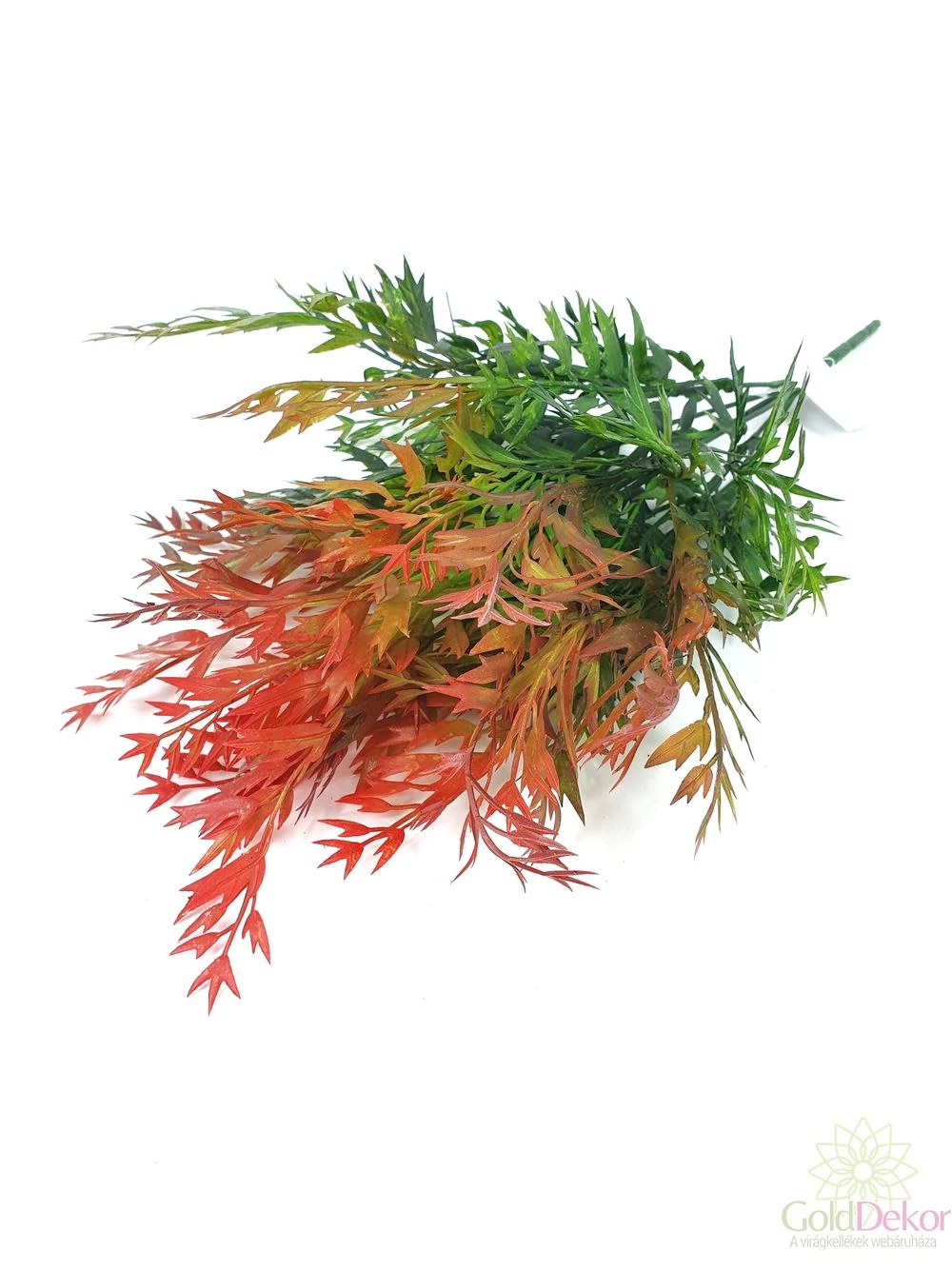 Műzöld 158 - Bordó végű