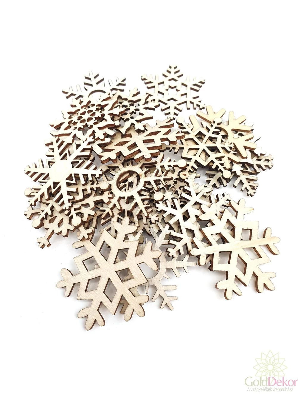 Fa dekor hópihe mix natúr 5,5 cm
