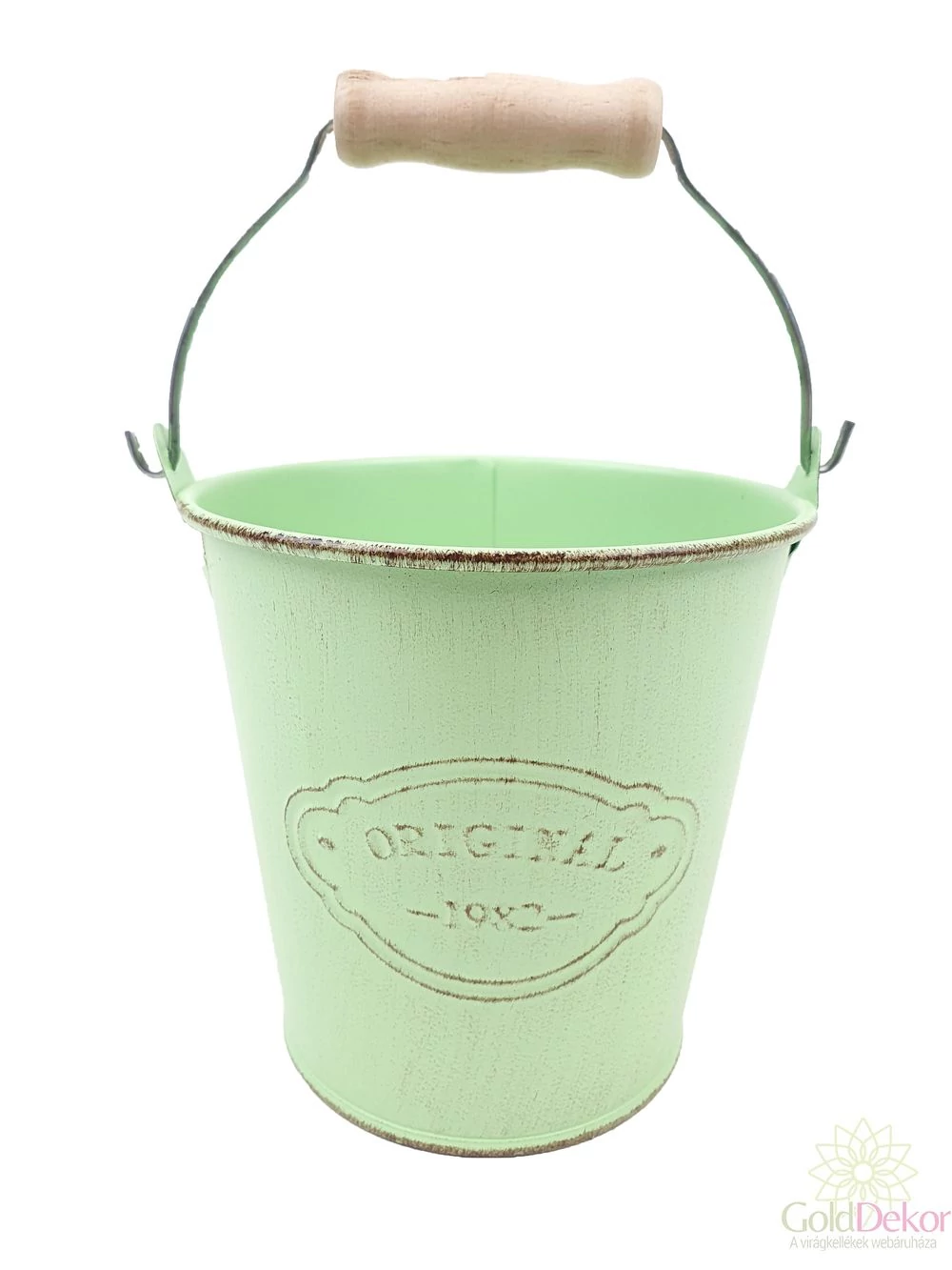 Bádog vödör ORIGINAL 1982 - Zöld