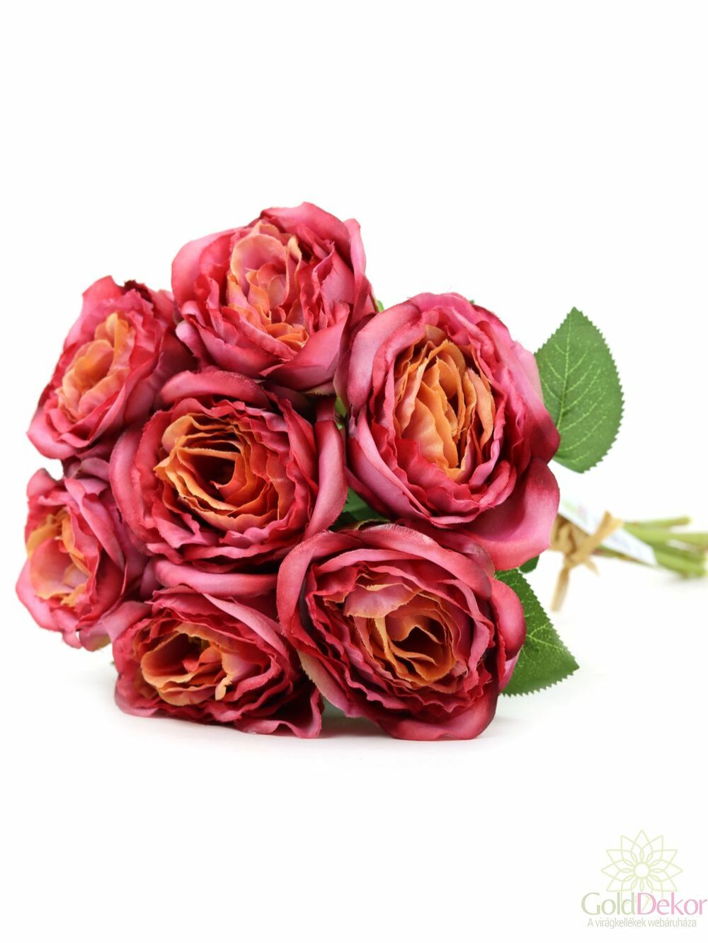 7 szálas rózsa csokor - Cirmos mályva