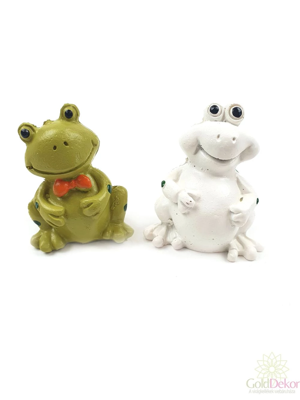 Mosolygós béka figura