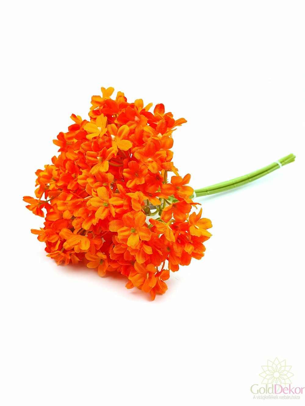 Apró virágos dekor csokor - Narancs