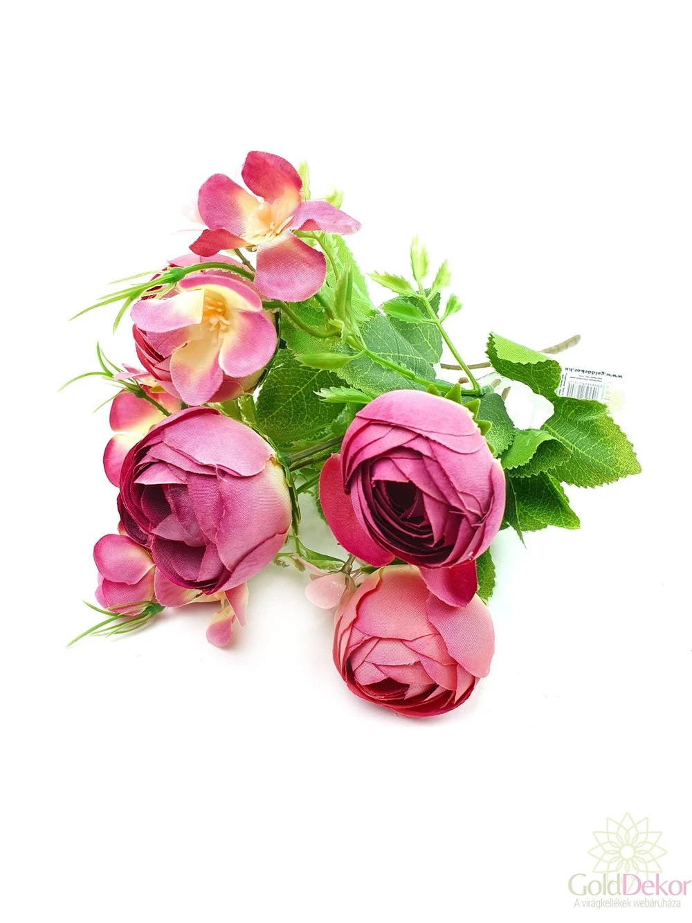 Indavirágos paeonia csokor - Mályva