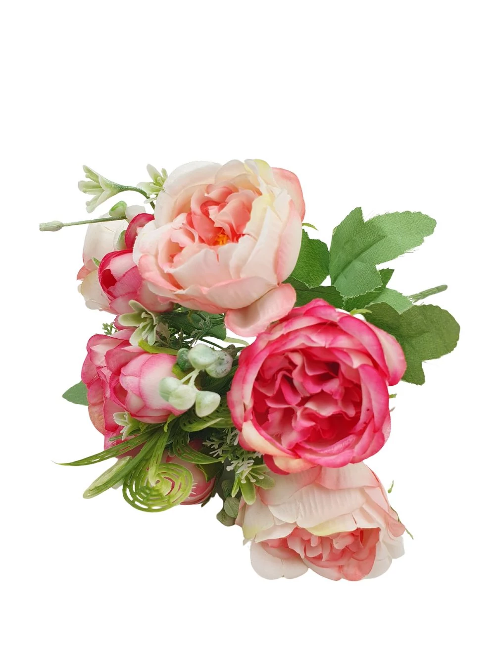 5+3 fejes kis peonia csokor - Cirmos pink